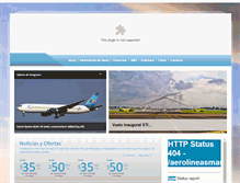 Tablet Screenshot of aerolineasmas.com